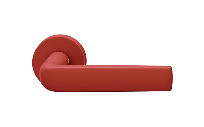 Manilla para puerta con roseta rouge carmin Les Couleurs Le Corbusier